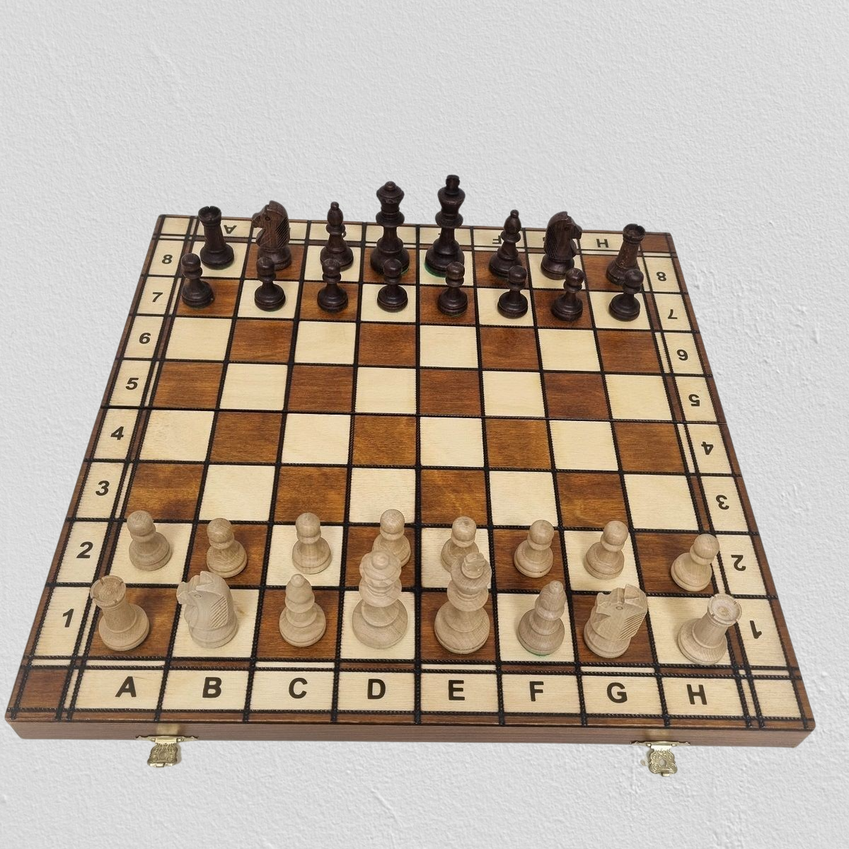 ערכת שחמט סטנדרטית  מתקפלת מעץ מס' 4  - JOWISZ. מק''ט 4040