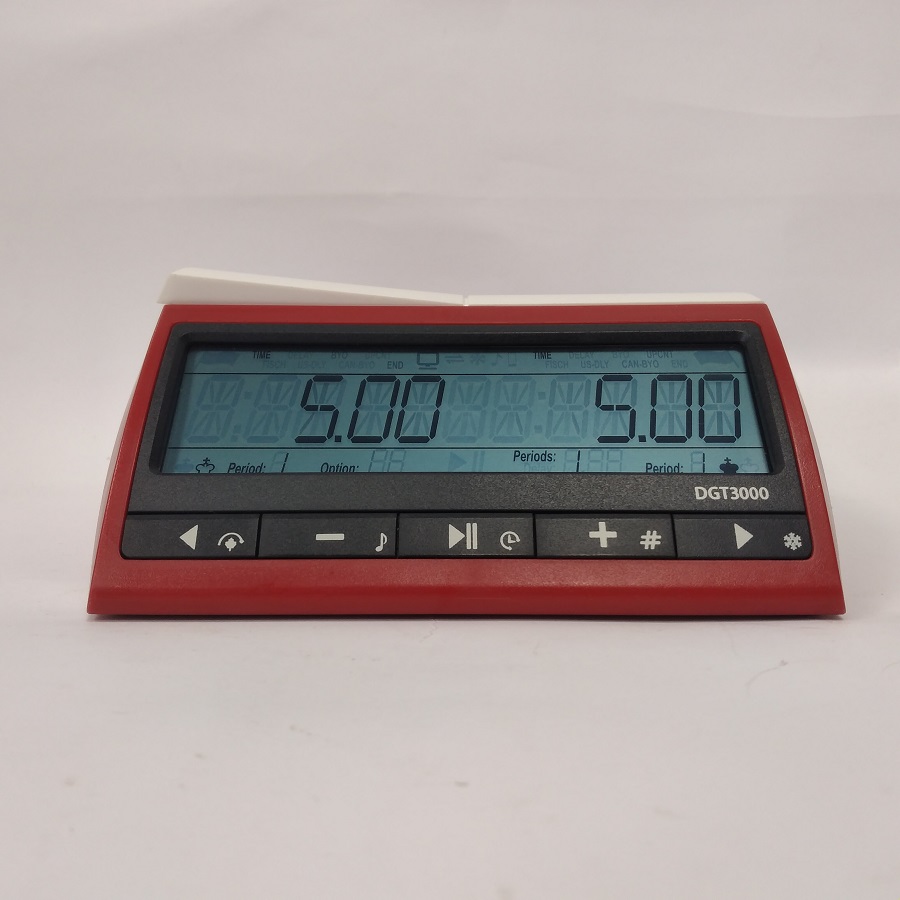 DGT 3000 chess clock with a large display approved by FIDE