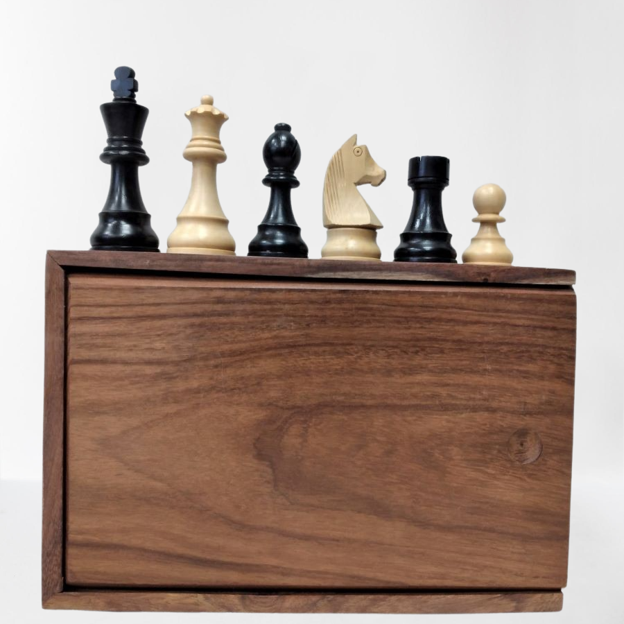 סט כלי שחמט עץ 95 מ