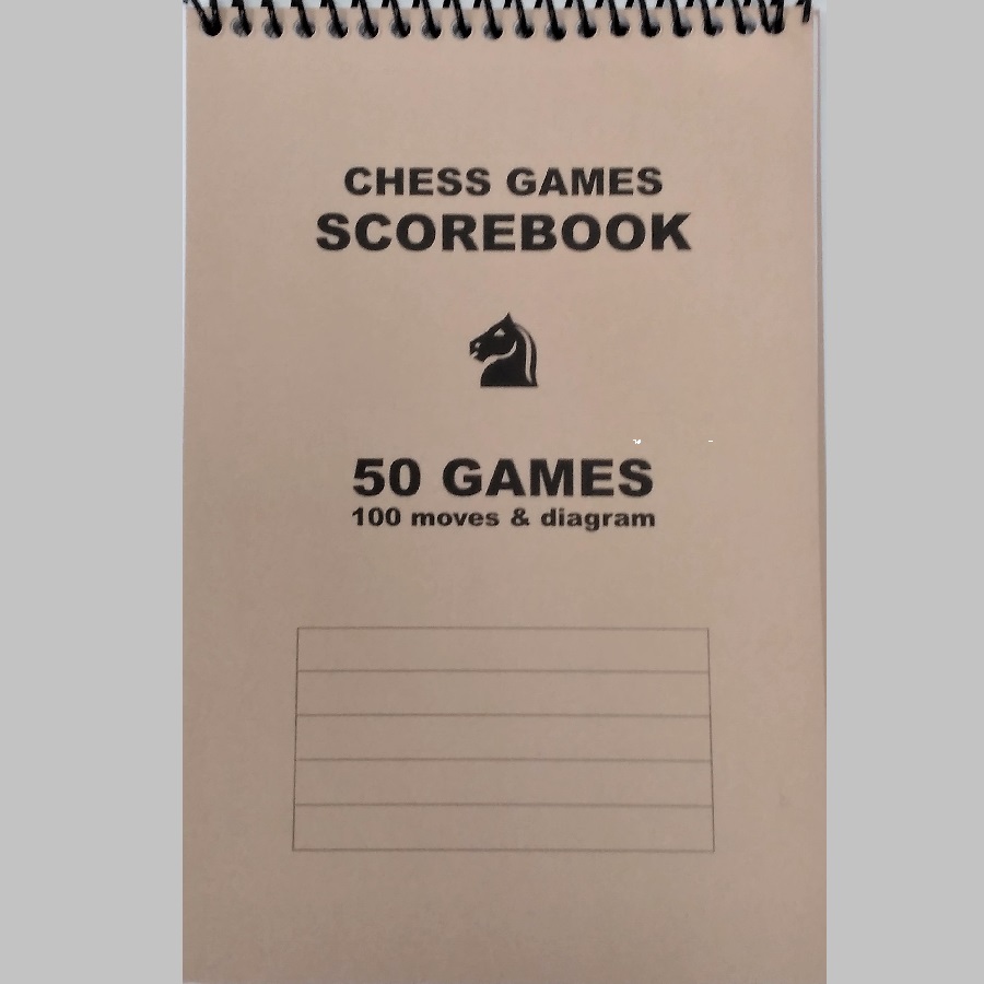 Quality English Chess Scorebook