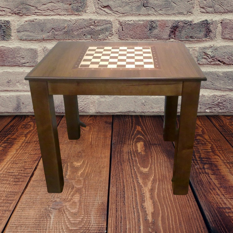 Wooden Chess Table 88 x 68 cm