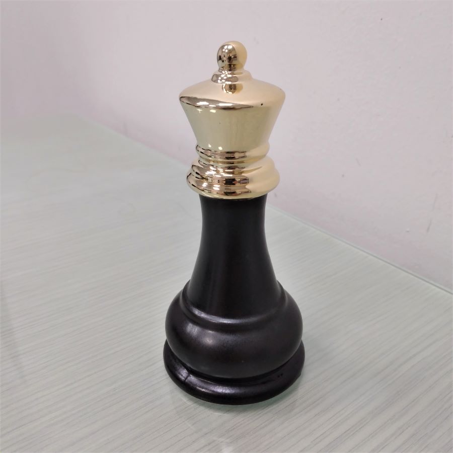 Decorative chess piece for  decoration ( 19 cm tall queen)