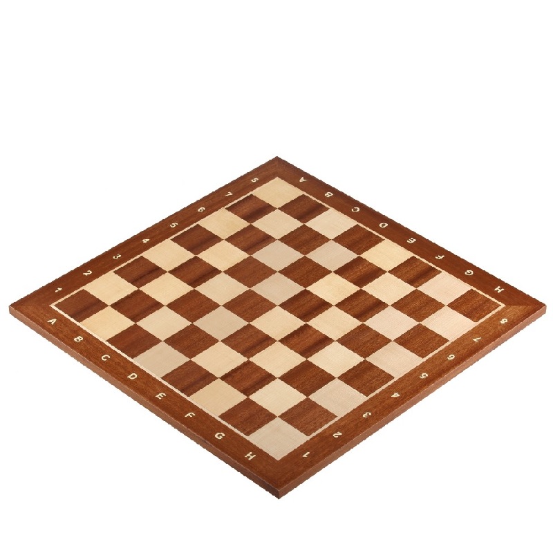 לוח שחמט עץ מקצועי מס' 4+. מידה 44  ס''מ. מק''ט 3002
